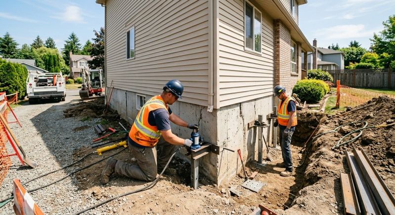 Our team working on Concrete Installation projects in Helena, MT