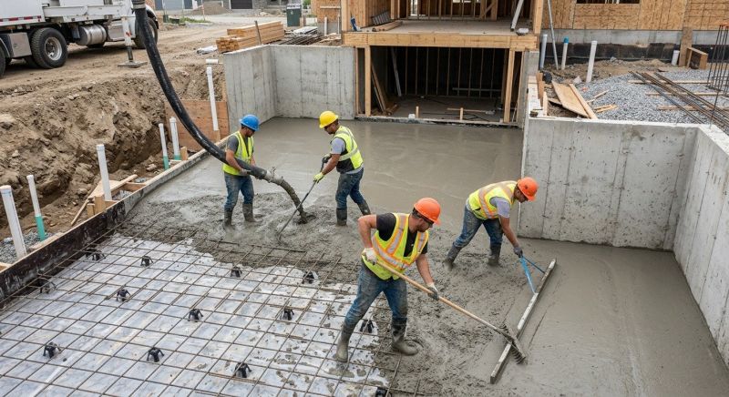 Basement Concrete Installation in East Helena, MT