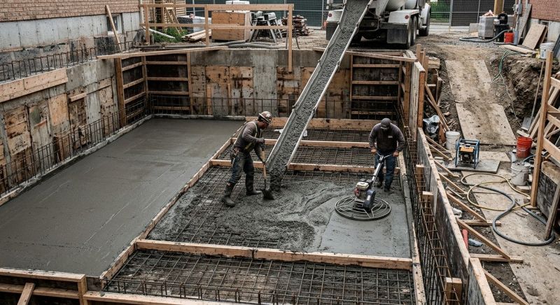 Basement Concrete Pouring in Helena, MT
