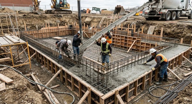 Basement Concrete Pouring in Helena, MT