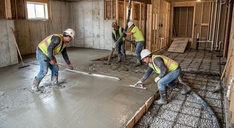Basement Slab Installation in Helena, MT
