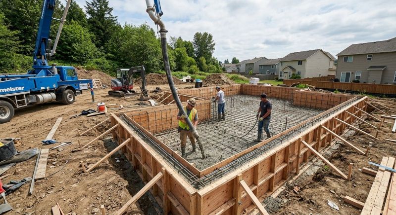 Cement Foundation Installation in Helena, MT