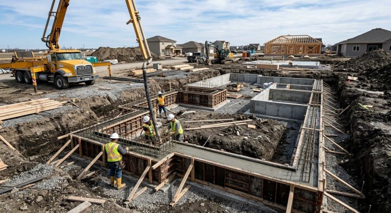 Cement Foundation Installation in Helena, MT