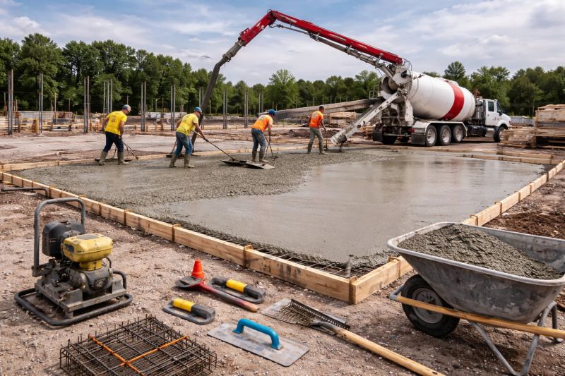 Commercial Slab Construction in Lewis And Clark County, MT