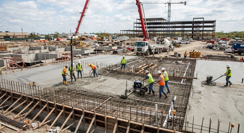 Commercial Slab Construction in Helena, MT
