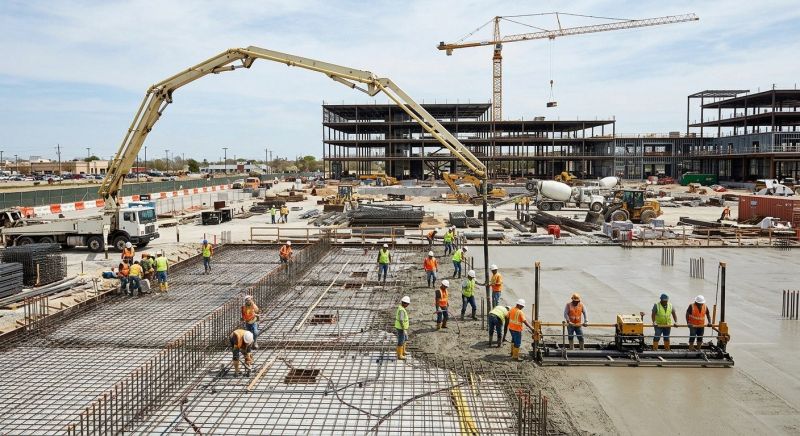 Commercial Slab Construction in Helena, MT