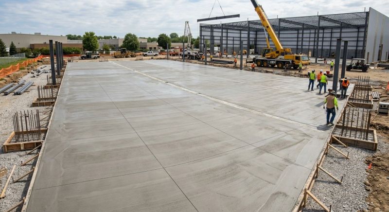 Commercial Slab Installation in Helena, MT