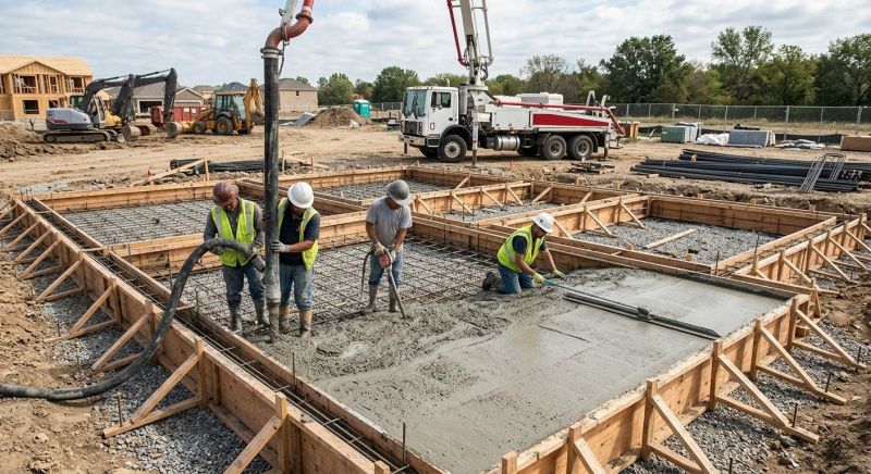 Concrete Foundation Installation in Helena, MT