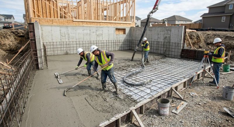 Foundation Slab Construction in Helena, MT