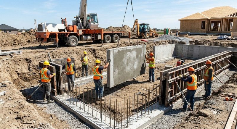 Foundation Wall Installation in Helena, MT