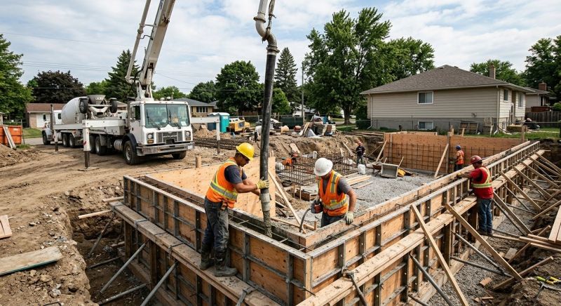 Foundation Wall Pouring in Helena, MT