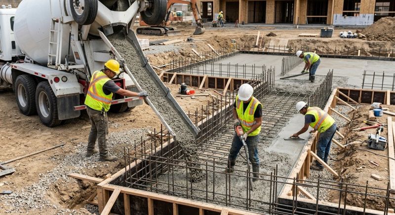 Poured Foundation Installation in Helena, MT